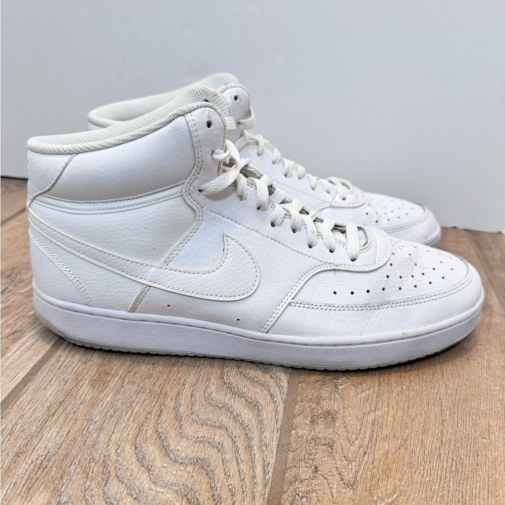 Nike Men’s White Court Vision Mid Size 11.5